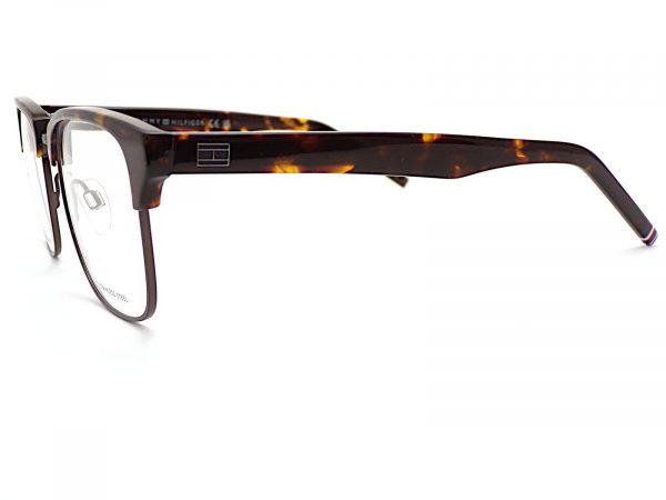 Tommy Hilfiger Reading Glasses Brown Havana Gunmetal TH 1988 086 - Image 2