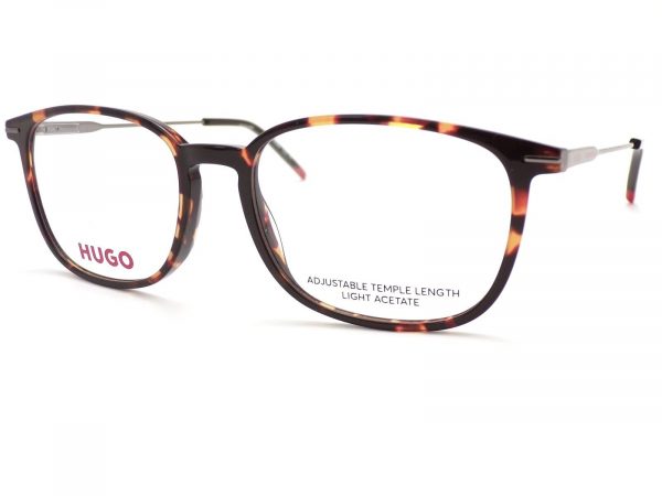Hugo Reading Glasses Brown Havana Gunmetal Red Black HG1205 086