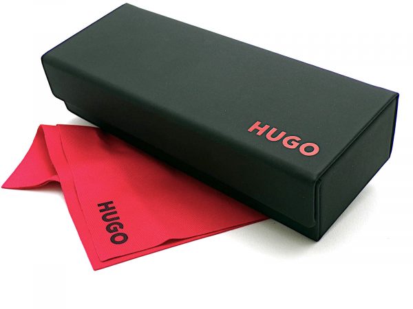 Hugo Reading Glasses Brown Havana Gunmetal Red Black HG1205 086 - Image 4