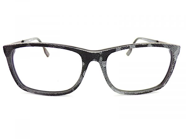 Diesel Reading Glasses DEMINEYE 55mm Black Grey Denim with Antique Bronze DL5166 005 - Image 3