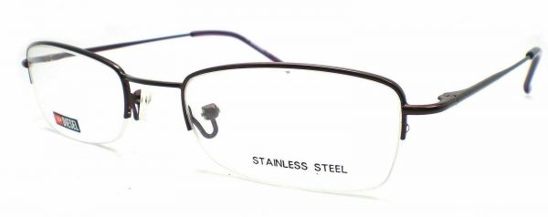 Diesel Reading Glasses Small Fit IDENTITY 47mm Semi Rimless Dark Aubergine 7C3