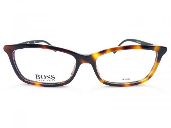 Hugo Boss Reading Glasses 53mm Brown Havana with Silver Arms 0981 086 - Image 3