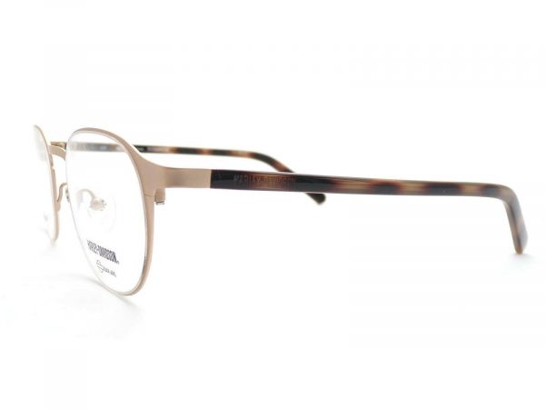 Harley Davidson Titanium Reading Glasses Brown with Gold HD1015 032 - Image 2