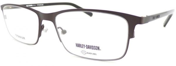 Harley Davidson Titanium Reading Glasses Carbon and Black HD1016 009