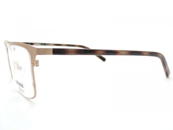 Harley Davidson Titanium Reading Glasses Gold with Brown HD1017 032 - Image 2