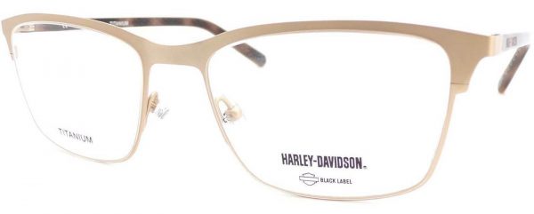 Harley Davidson Titanium Reading Glasses Gold with Brown HD1017 032