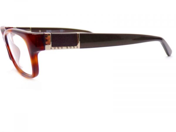 Hugo Boss Reading Glasses Brown Havana with Dark Brown Gold 0632 F3W - Image 2
