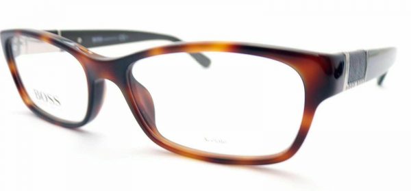 Hugo Boss Reading Glasses Brown Havana with Dark Brown Gold 0632 F3W
