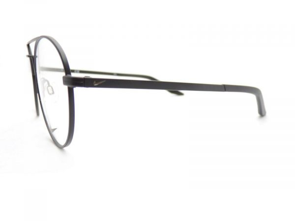 Nike Reading Glasses 53mm Matte Black Round Metal 8211 009 - Image 2