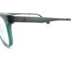 Calvin Klein Reading Glasses 50mm Olive Green with Matte Brown Arms CK5940 318 - Image 2