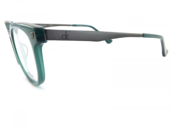 Calvin Klein Reading Glasses 50mm Olive Green with Matte Brown Arms CK5940 318 - Image 2
