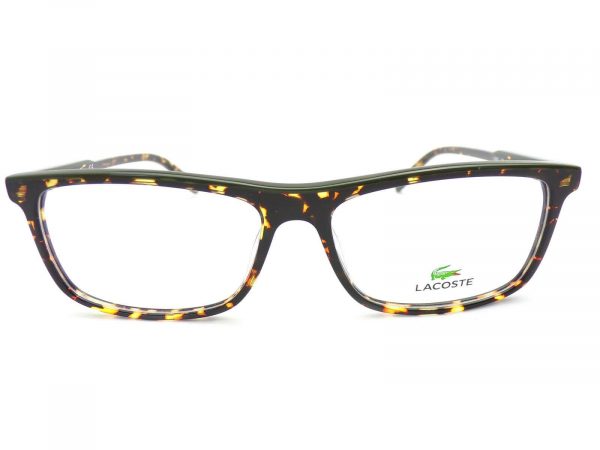 Lacoste Reading Glasses Brown with Military Green 55mm L2860 215 - Image 3