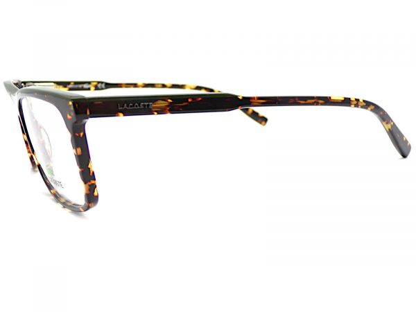 Lacoste Reading Glasses Brown with Military Green 55mm L2860 215 - Image 2