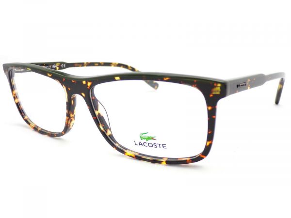 Lacoste Reading Glasses Brown with Military Green 55mm L2860 215