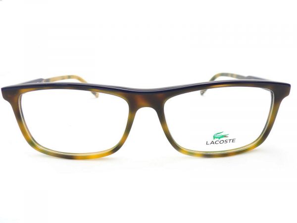 Lacoste Reading Glasses Brown Havana with Dark Blue 55mm L2860 214 - Image 3