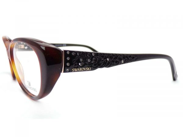 Swarovski Reading Glasses Day 54mm Brown Havana with Black SK5083 052 - Image 2