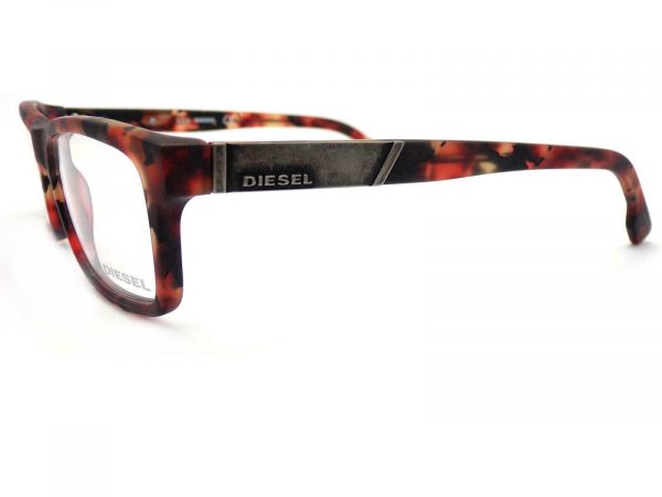 Diesel Reading Glasses Matte Autumn Brown Havana/ Antique Pewter 54mm DL5090 055 - Image 2